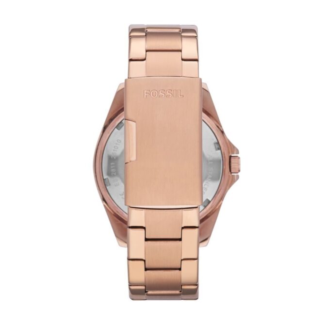 Fossil Women's Riley Rose Gold Round Stainless Steel Watch