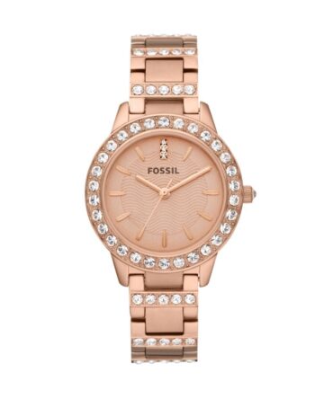 Fossil Women's Jesse Rose Gold Round Stainless Steel Watch