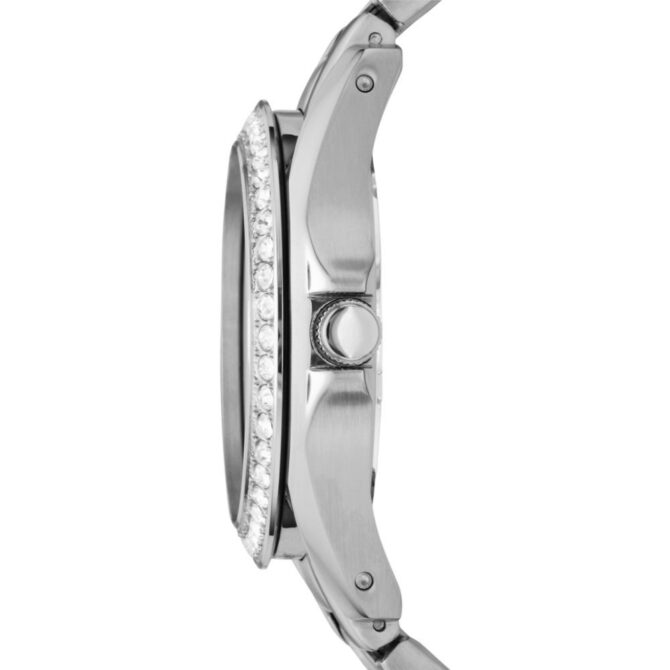 Fossil Women's Riley Silver/Steel Round Stainless Steel Watch