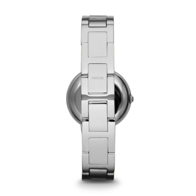 Fossil Women's Virginia Silver/Steel Round Stainless Steel Watch