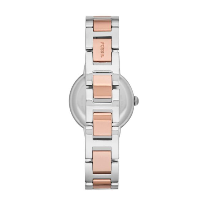 Fossil Women's Virginia Silver/Steel Round Stainless Steel Watch
