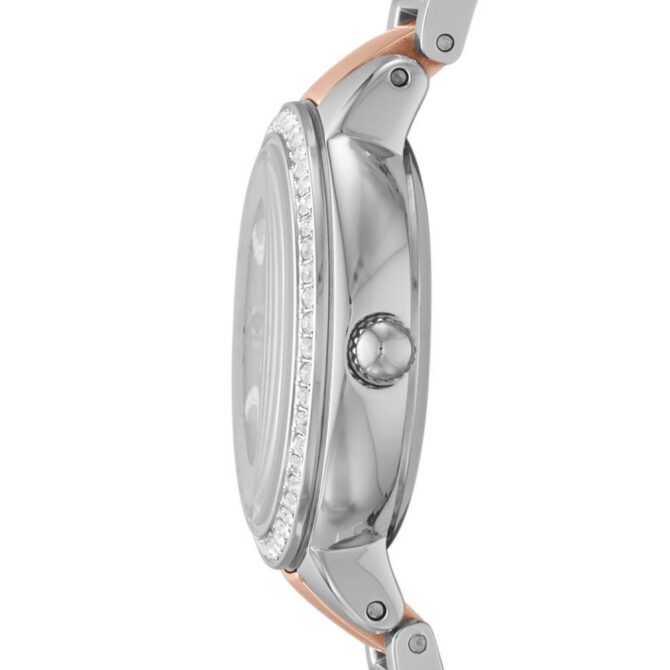Fossil Women's Virginia Silver/Steel Round Stainless Steel Watch