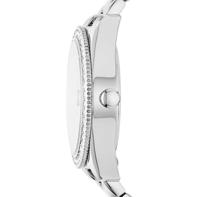 Fossil Women's Scarlette Mini Silver Round Stainless Steel Watch