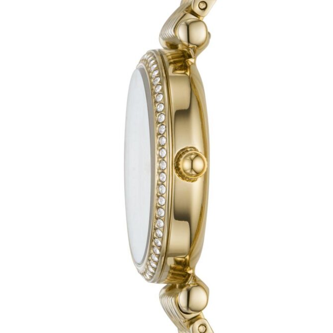 Fossil Carlie Mini Three-Hand Gold-Tone Stainless Steel Watch