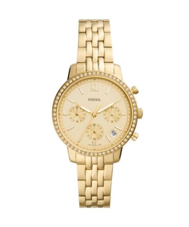 Fossil Women Neutra Chronograph Gold-Tone Stainless Steel Watch