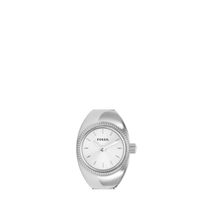Fossil Women's Watch Ring Two-Hand Stainless Steel