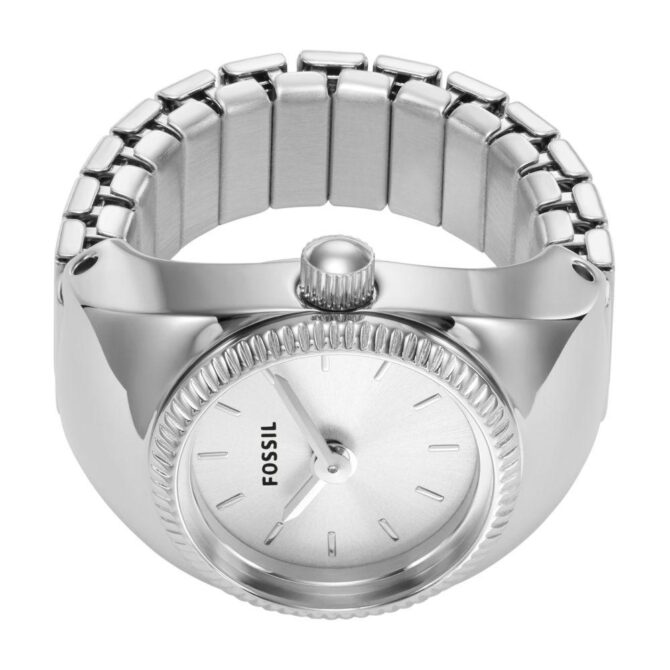 Fossil Women's Watch Ring Two-Hand Stainless Steel