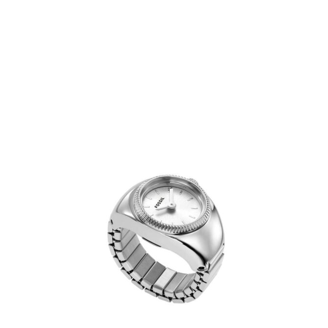 Fossil Women's Watch Ring Two-Hand Stainless Steel