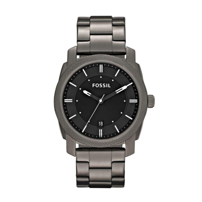 Fossil Men's Machine Smoke Round Stainless Steel Watch