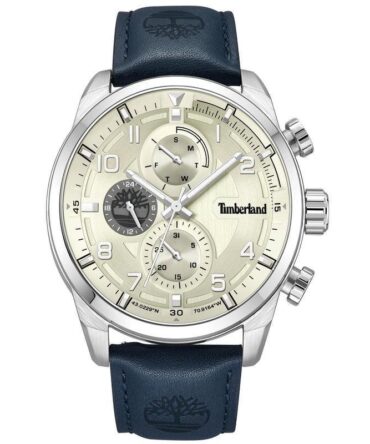 Timberland Gents Henniker Ii White Dial 3 Hands, Multifunction Watch