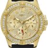 Guess Mini Frontier Gold Tone Analog Ladies Watch