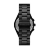 Michael Kors Men's Lennox Chronograph, Black Stainless Steel Watch