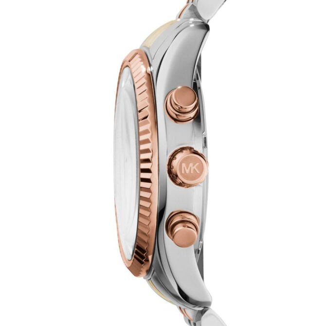 Michael Kors Women's Lexington Tri-Tone Round Stainless Steel Watch