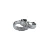 9Kt White Gold Indian Huggie Earrings
