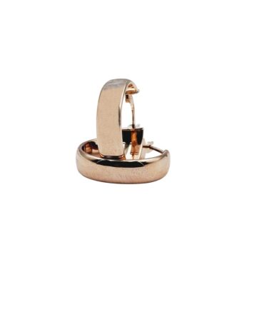 9Kt Rose Gold Indian Huggie Earrings