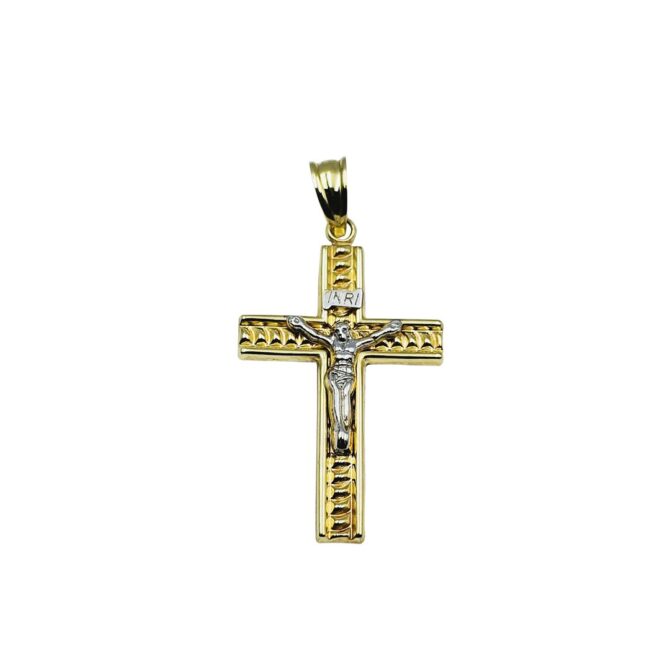 9Kt Yellow Gold Crucifix Cross
