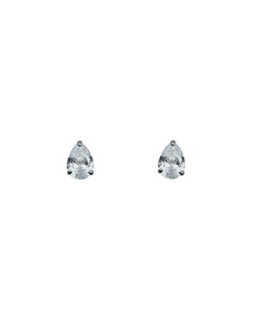 9Kt White Gold Stud Earrings