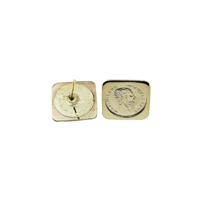 9Kt Gold Peso Coin Pendent