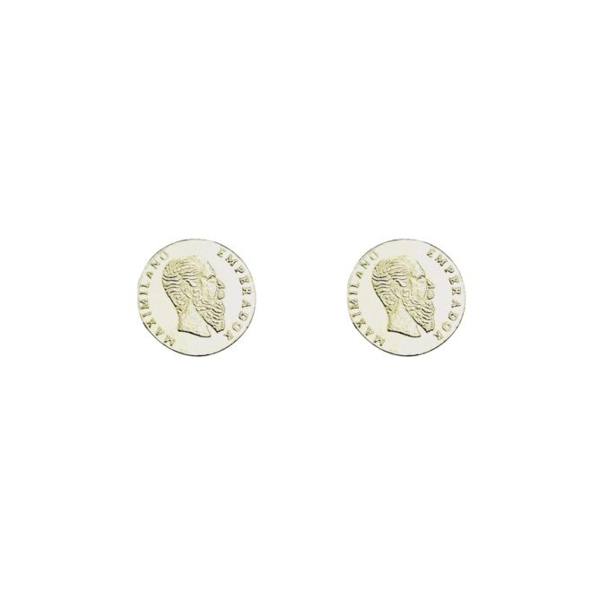 9Kt Gold Peso Coin Pendant